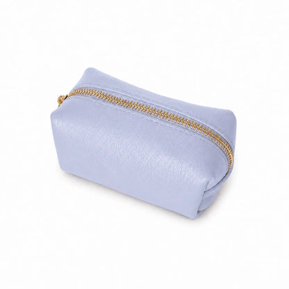 Trousse pelle nuvola piccola celeste