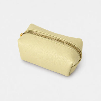Trousse pelle nuvola piccola giallo