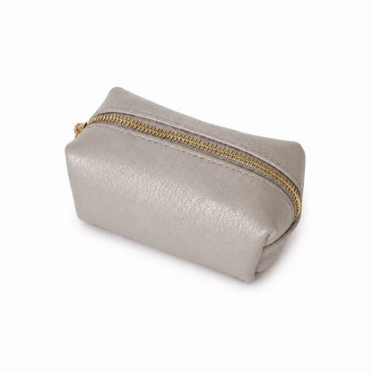 Trousse pelle nuvola piccola panna