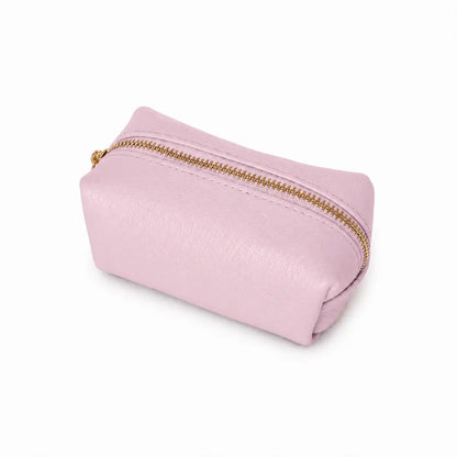 Trousse pelle nuvola piccola rosa confetto