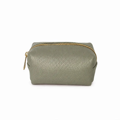 Trousse pelle nuvola piccola verde pistacchio